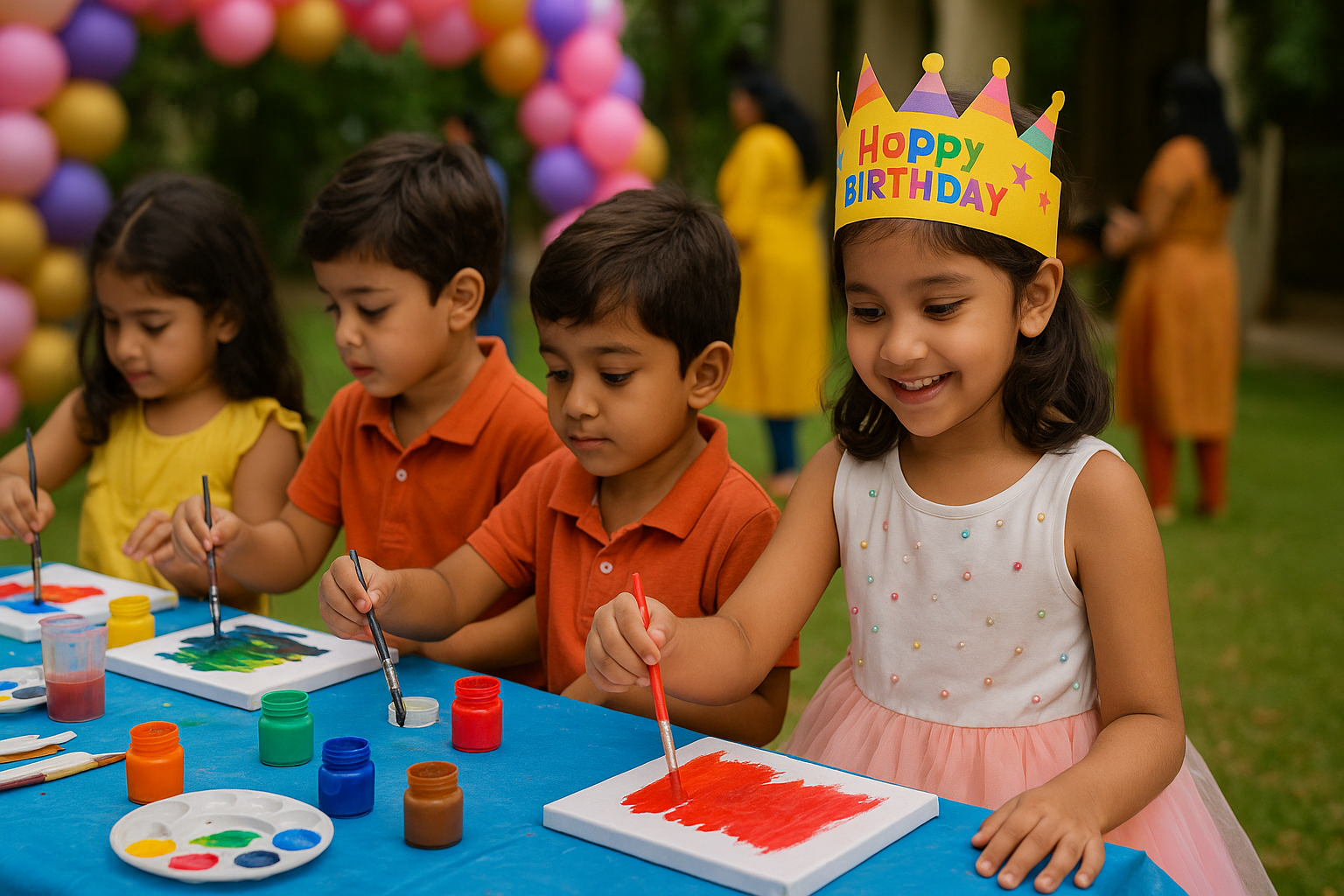 kids party diy art