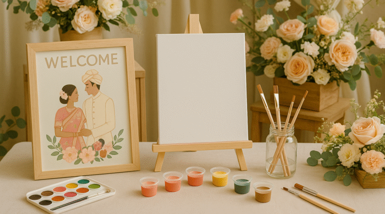 trending DIY art activities for Indian weddings