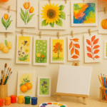 How to Set Up a DIY Art Corner for Parties